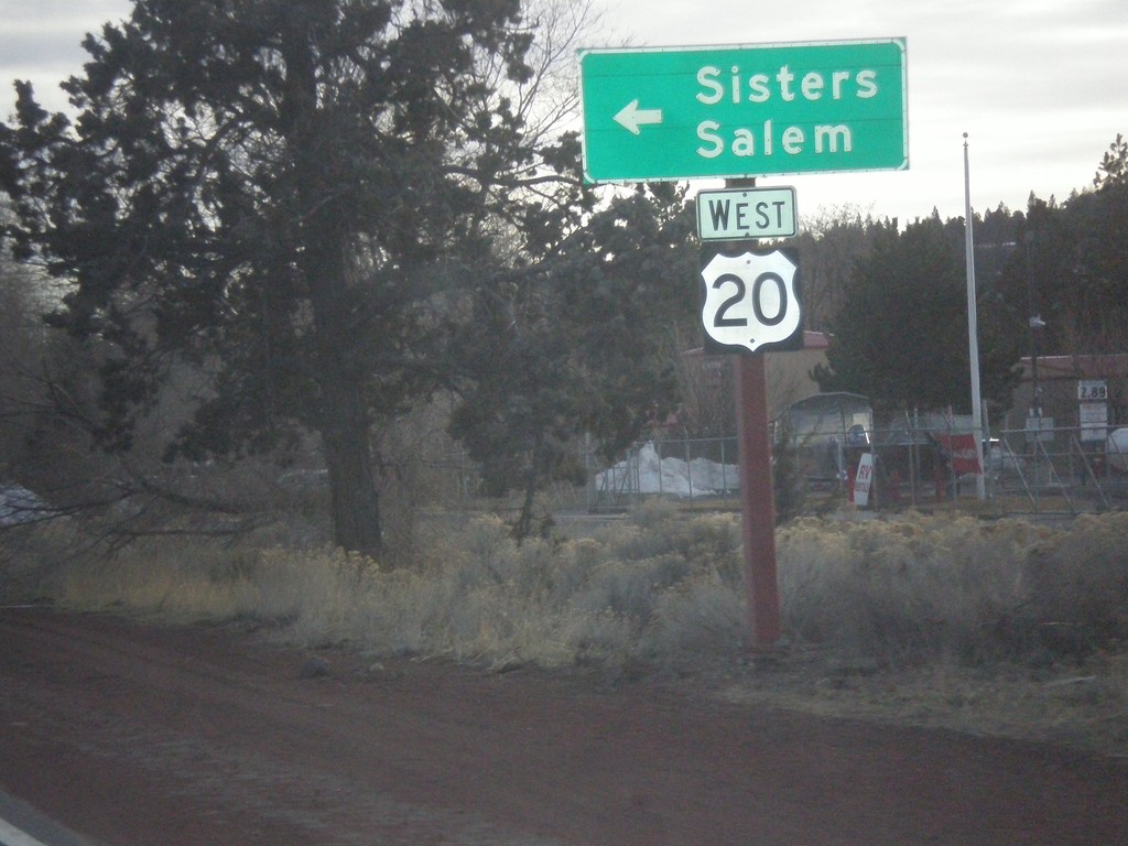 US-20 East at Return To US-20 West