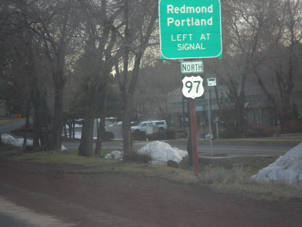 US-20 East Approaching US-97 North