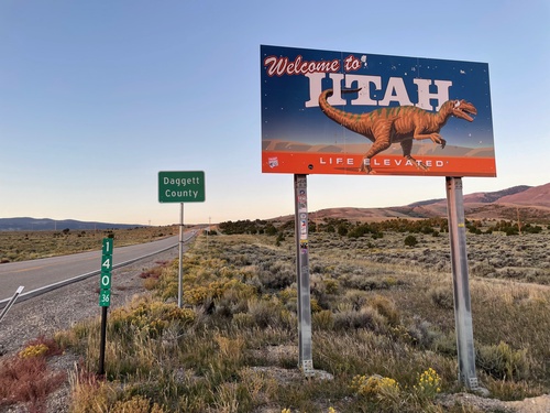 UT-43 - Welcome To Utah - Daggett County