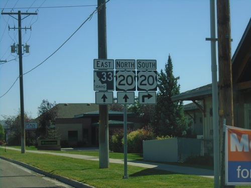 ID-33 East Approaching US-20