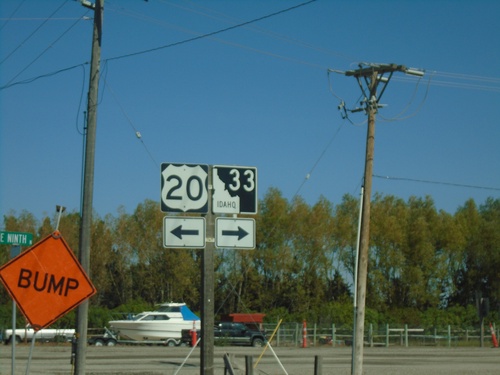 ID-33 East at US-20 Access Road