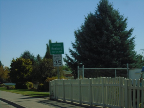 ID-33 East - Entering Rexburg