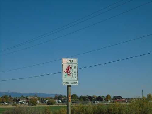 US-191 South - End Wyoming Centennial Scenic Byway