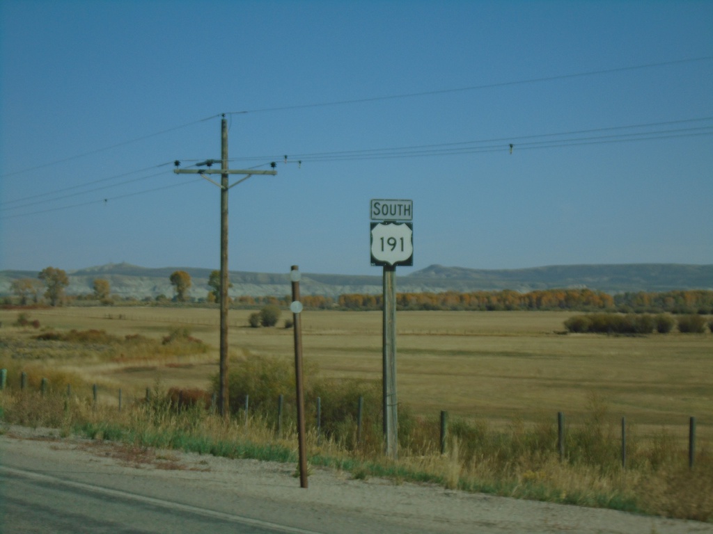 US-191 South - Sublette County