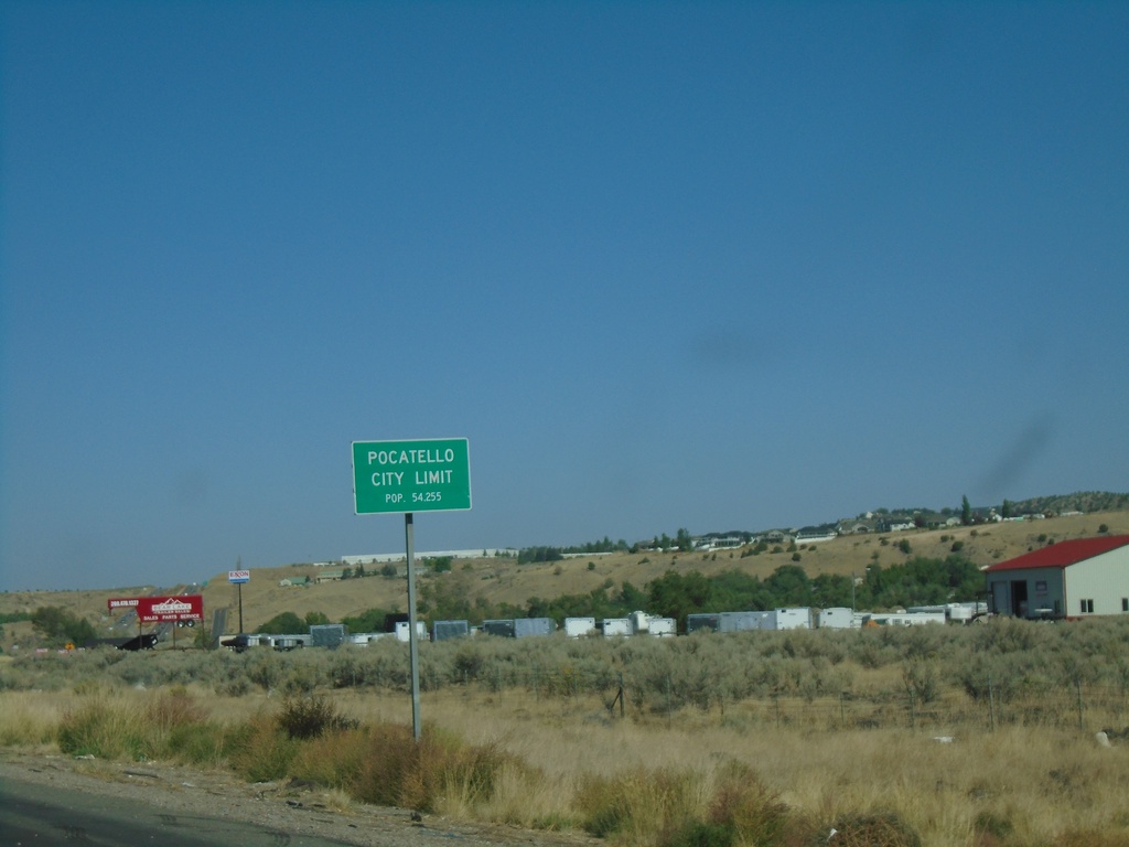 I-15 North - Pocatello City Limit