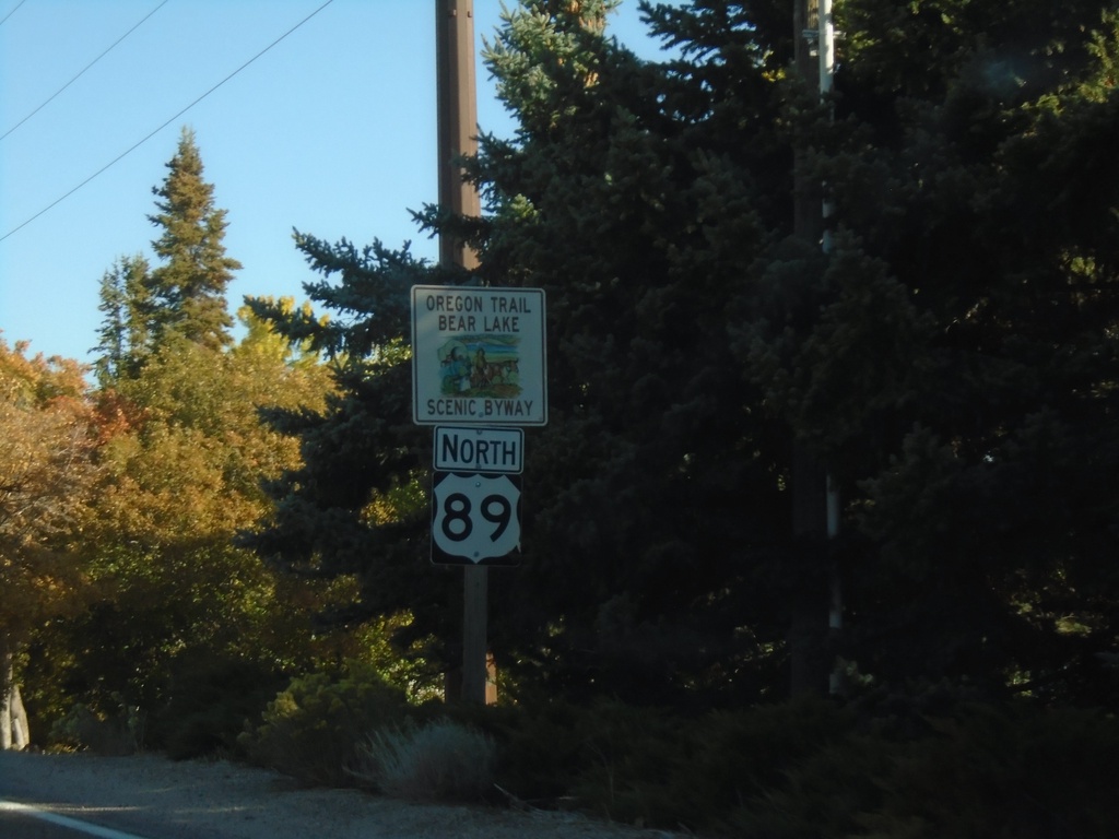 US-89 North - Oregon Trail - Bear Lake Scenic Byway