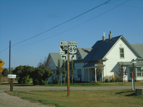 US-89 North Approaching ID-36