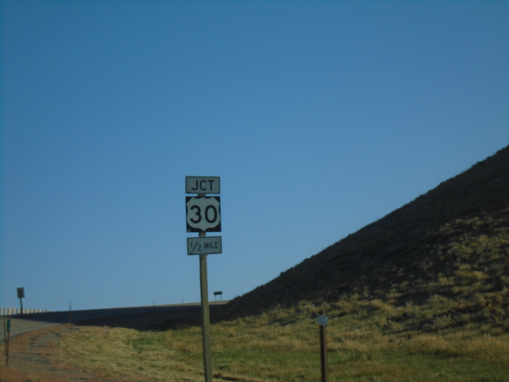 US-189 North Approaching US-30 and US-30 Bypass