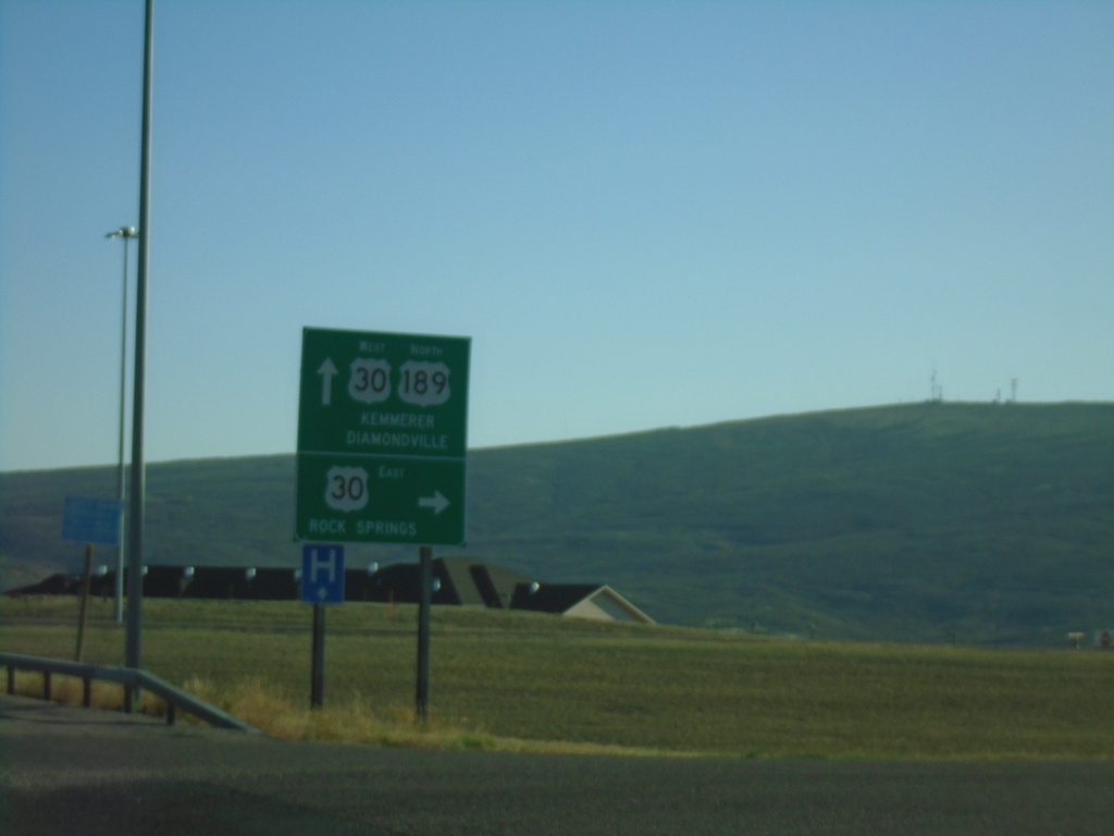 US-189 North at US-30 and US-30 Bypass