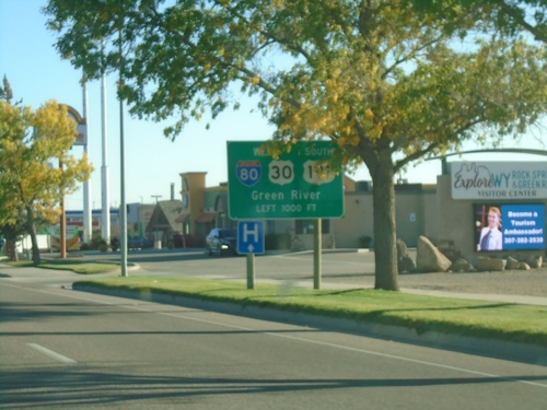 US-191 South Approaching I-80/US-191