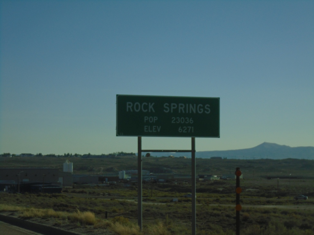 US-191 South - Rock Springs