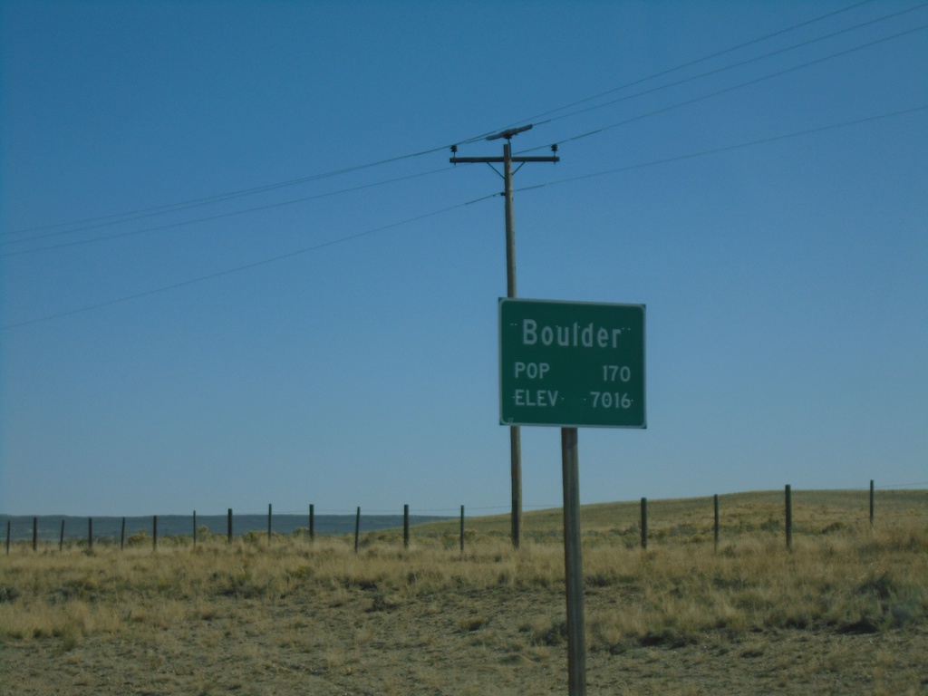 US-191 South - Boulder