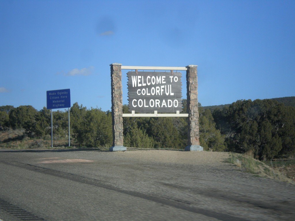 I-70 East - Entering Colorado