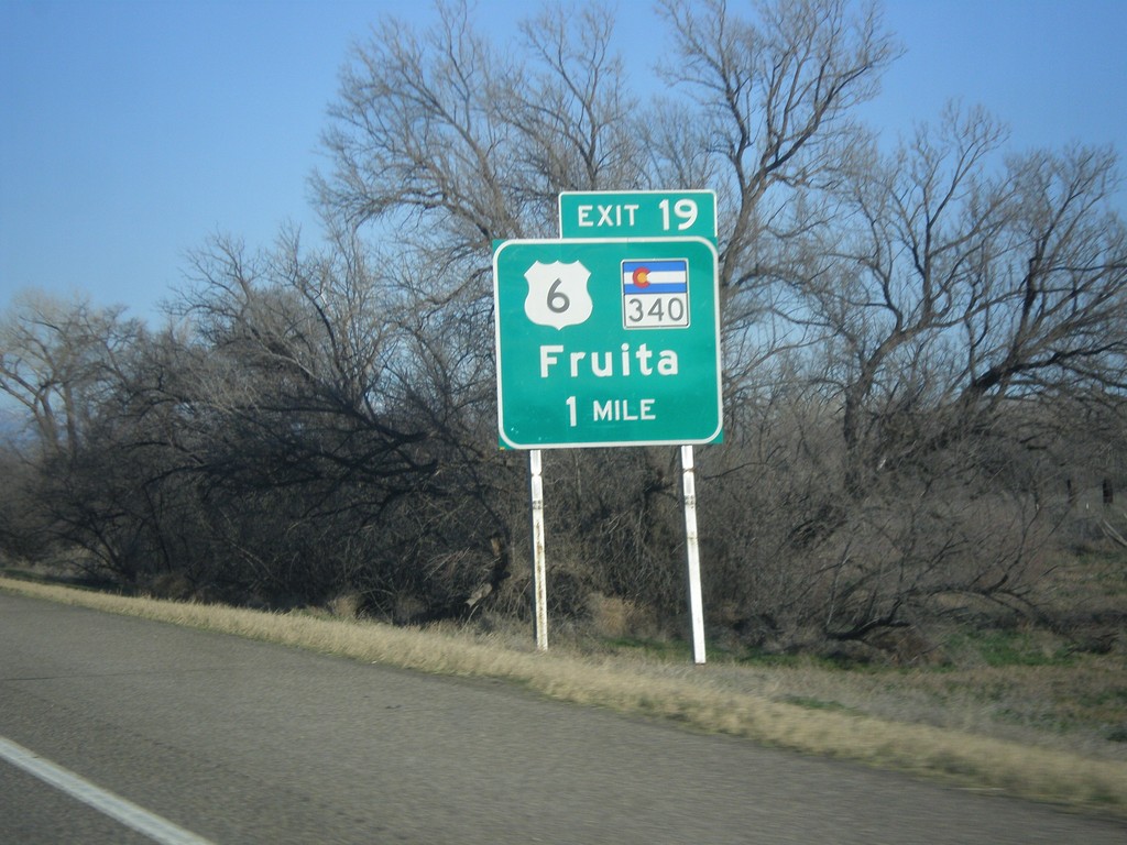 I-70 East Approaching Exit 19