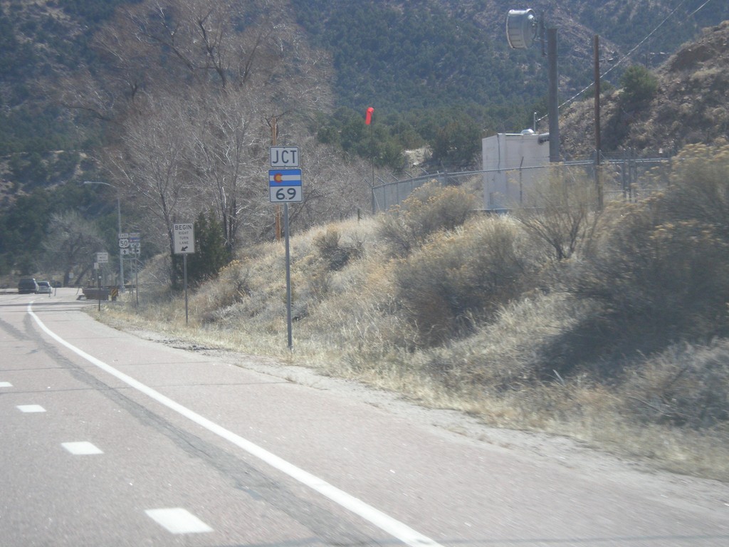 US-50 East at CO-69