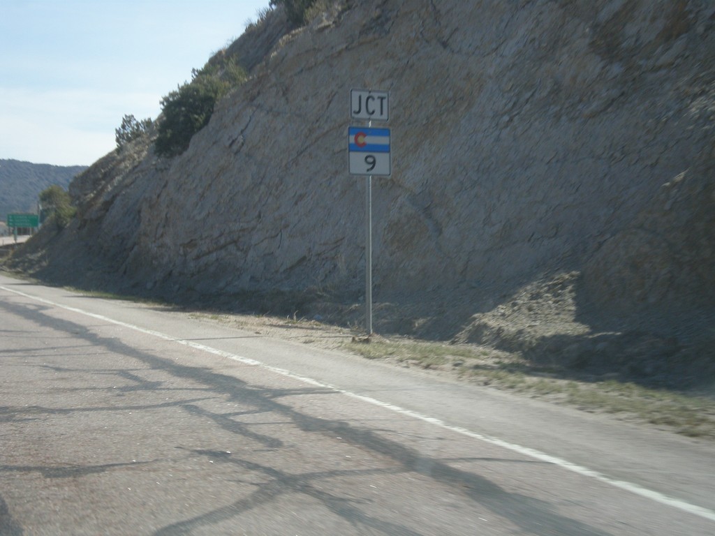 US-50 East Approaching CO-9