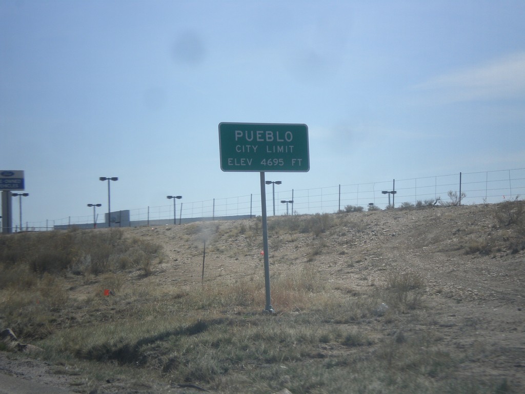 US-50 East - Pueblo City Limits