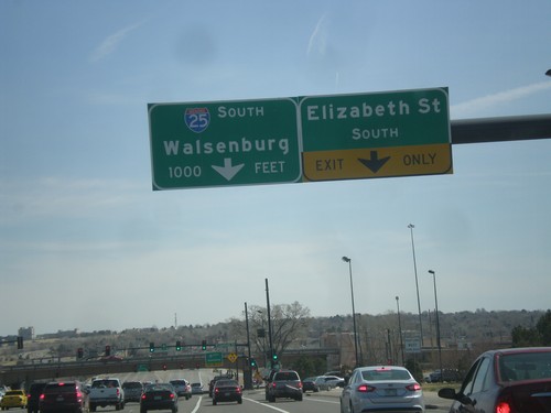 US-50 East Approaching I-25