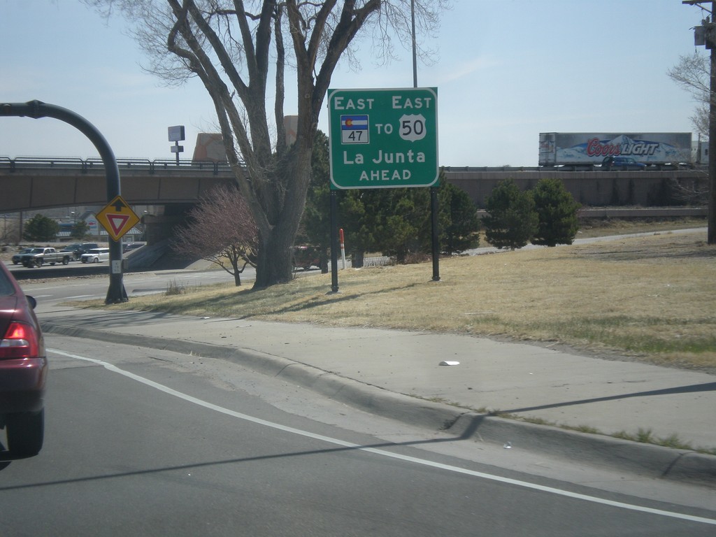 US-50 East at I-25/CO-47