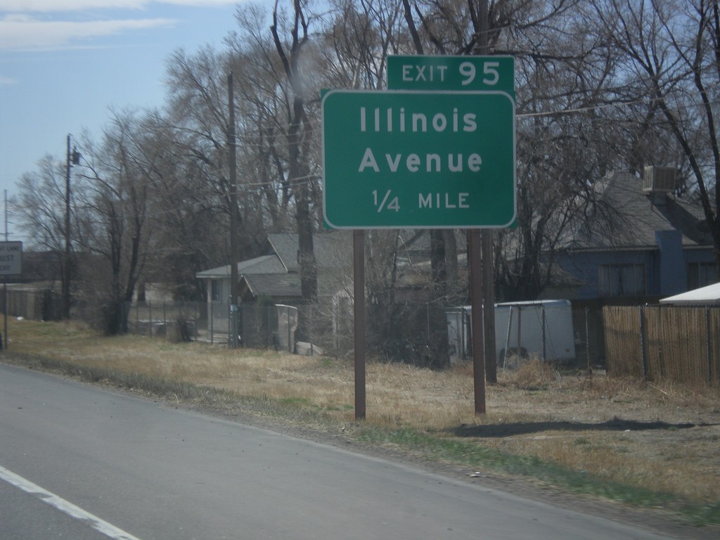 I-25 South - Exit 95