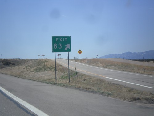 I-25 South - Exit 83