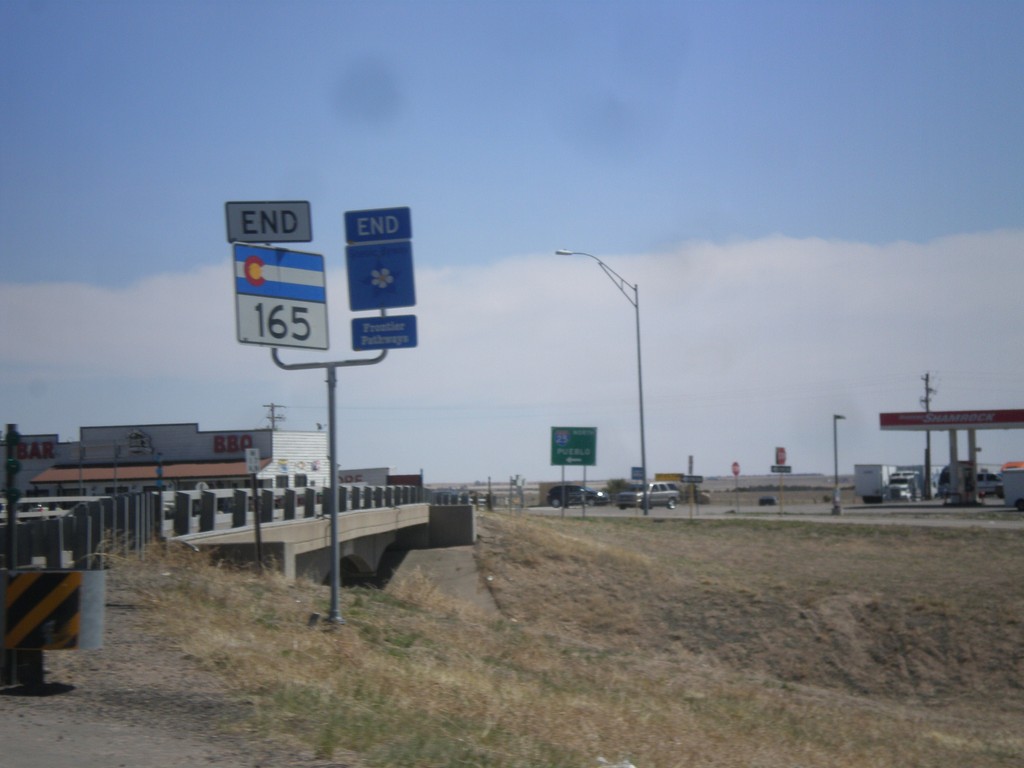 End CO-165 in Colorado City