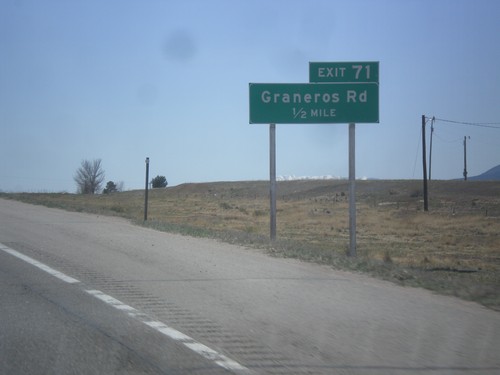 I-25 South - Exit 71