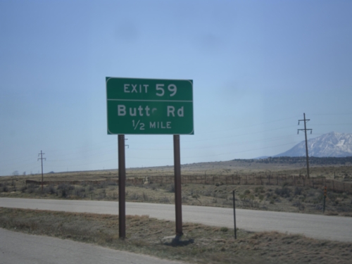 I-25 South - Exit 59