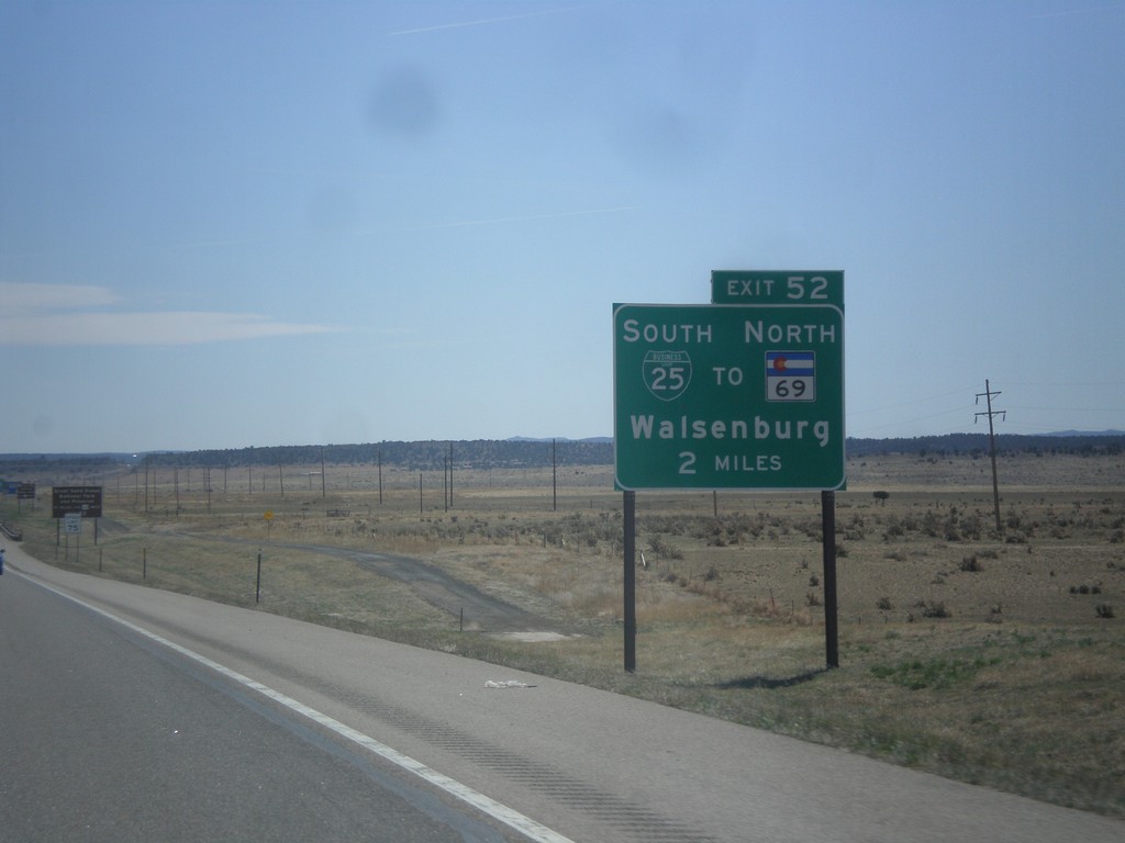 I-25 South - Exit 52