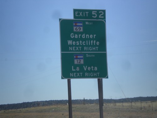 I-25 South Approaching Exit 52