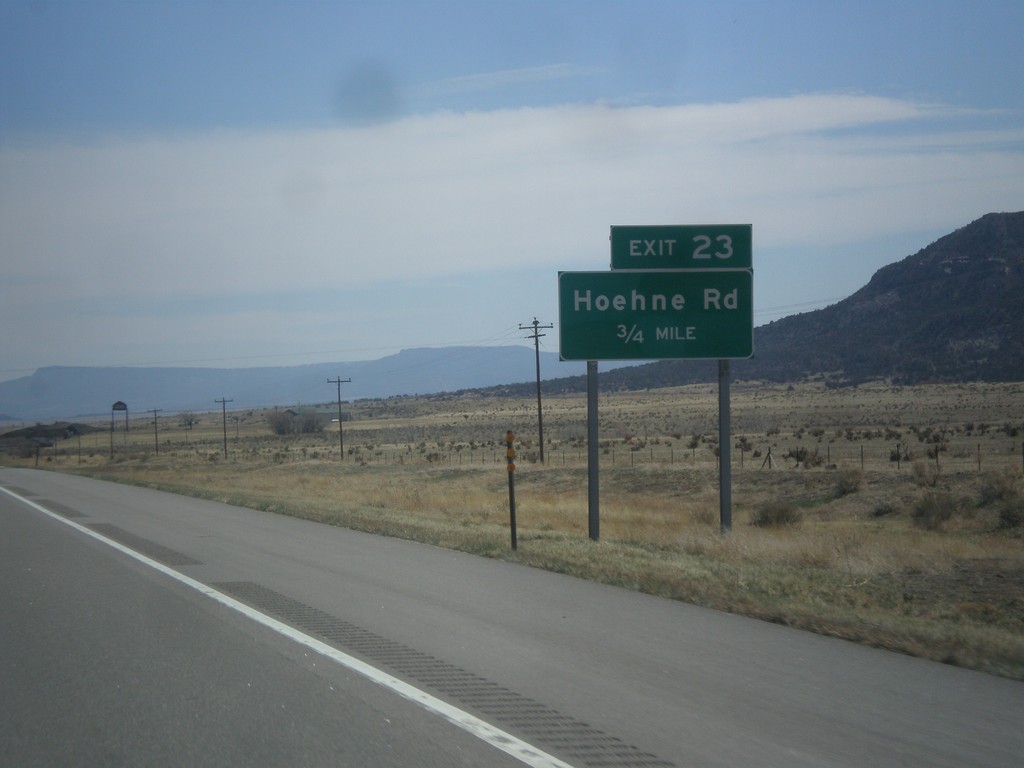 I-25 South - Exit 23