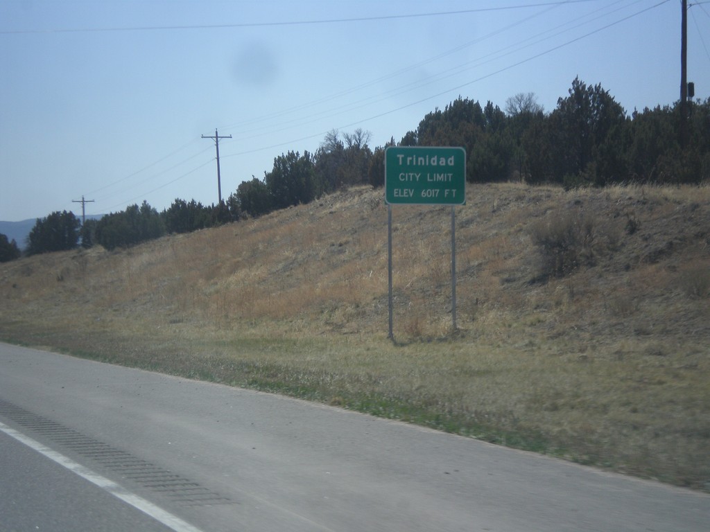 I-25 South - Trinidad City Limit