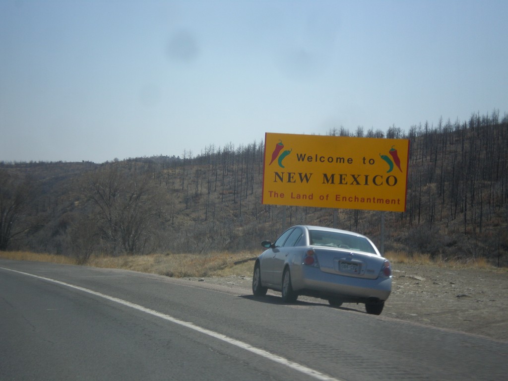 I-25 South - Welcome To New Mexico