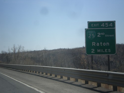 I-25 South Approaching Exit 454