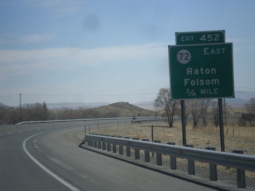 I-25 South - Exit 452