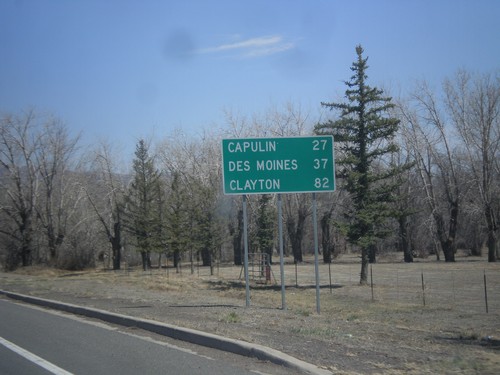 US-64/US-87 East - Distance Marker