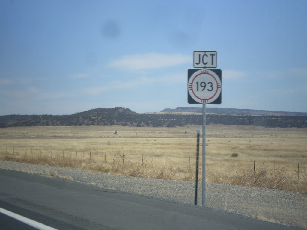 US-64/US-87 East at NM-193 Jct.