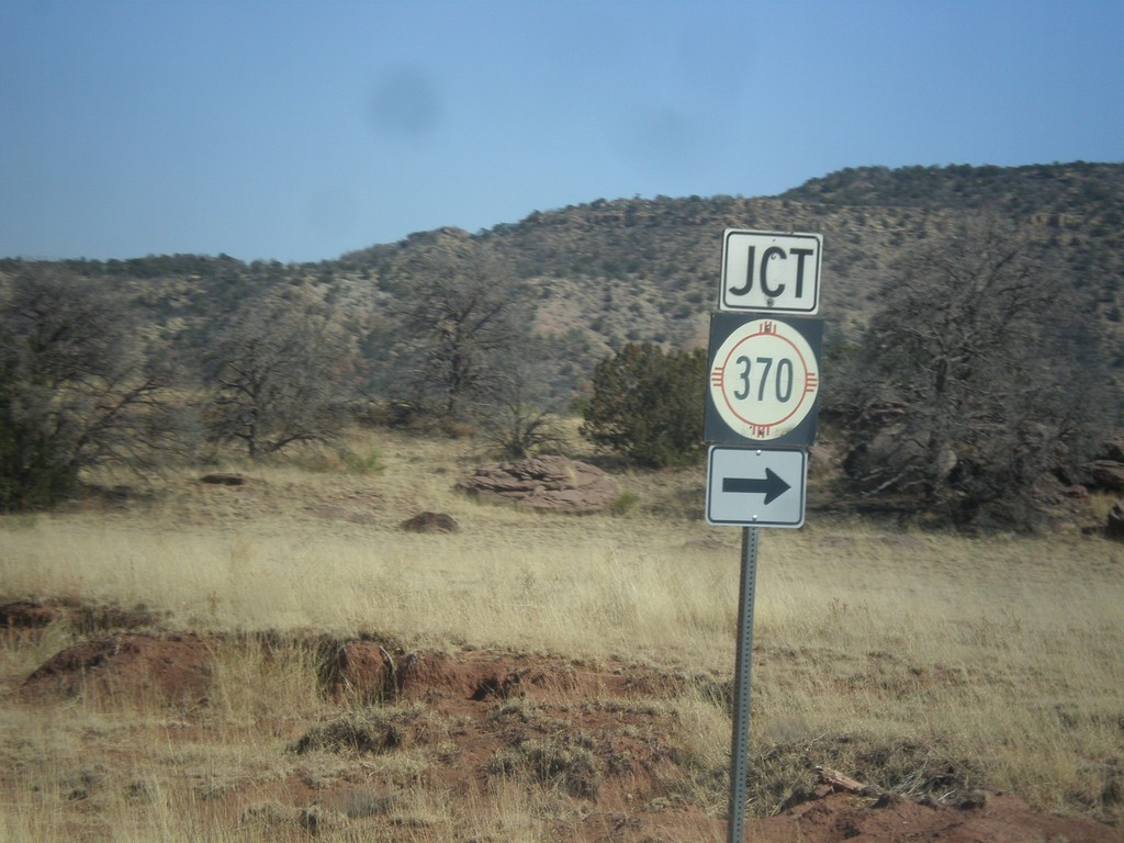 NM-456 East Approaching NM-370 South