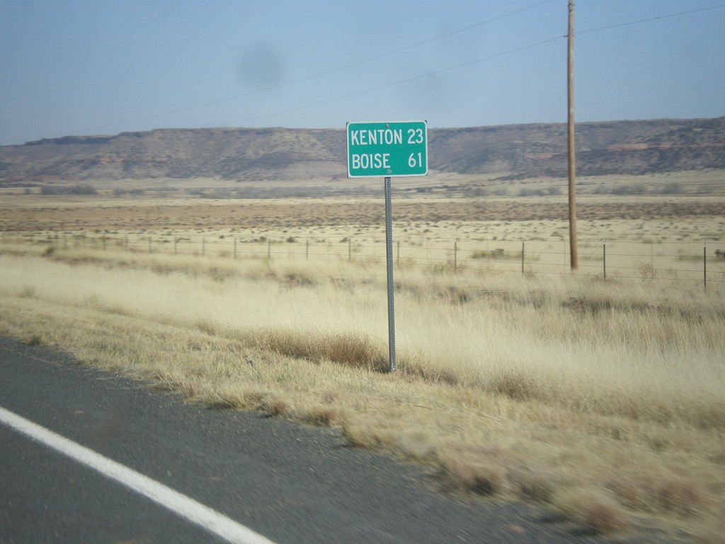 NM-456 East - Distance Marker