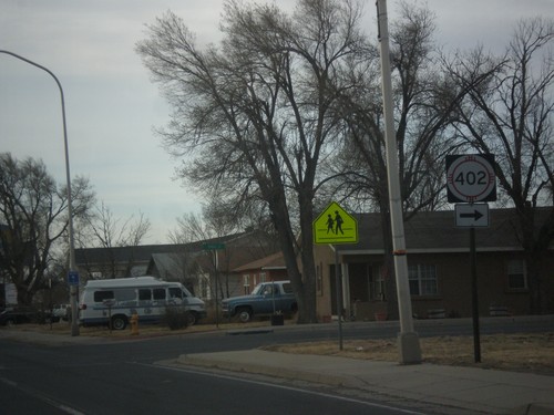 US-87 East at NM-402