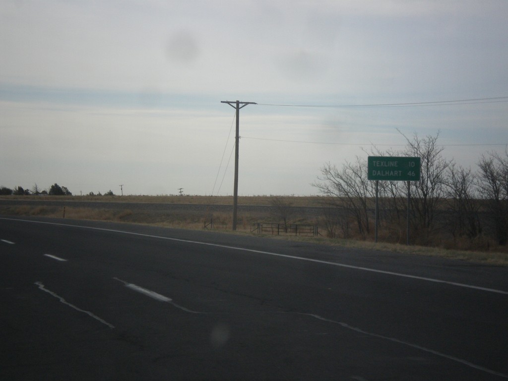 US-87 East - Distance Marker