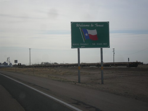 US-87 South - Welcome To Texas