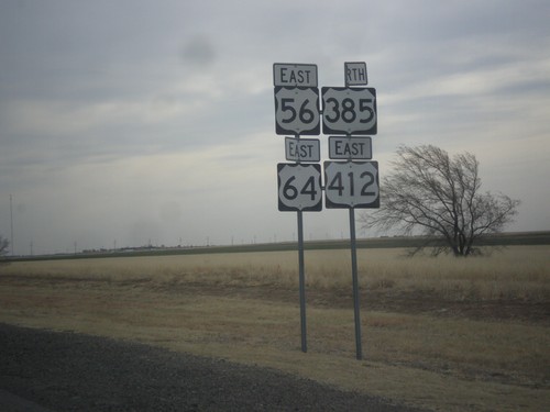 US-56/US-64/US-412 East/US-385 North