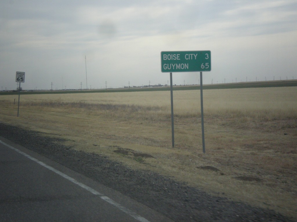 US-56/US-64/US-412 East/US-385 North - Distance Marker