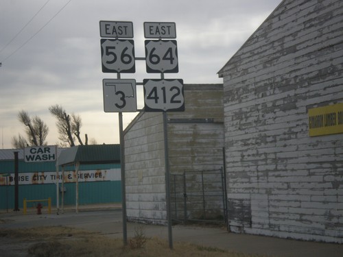 US-56/US-64/US-412/OK-3 East - Boise City