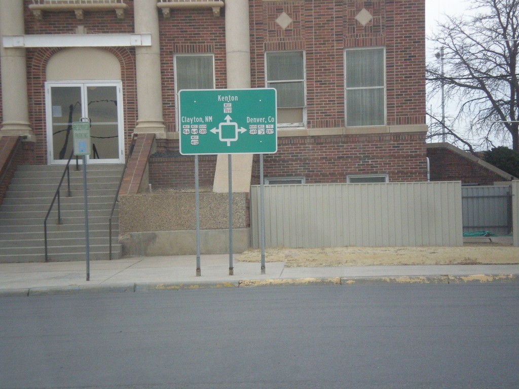 US-56/US-64/US-412/OK-3 East at US-385/OK-325