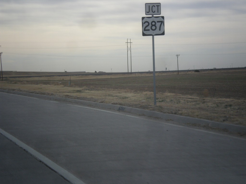 US-56/US-64/US-412/OK-3 East Approaching US-287