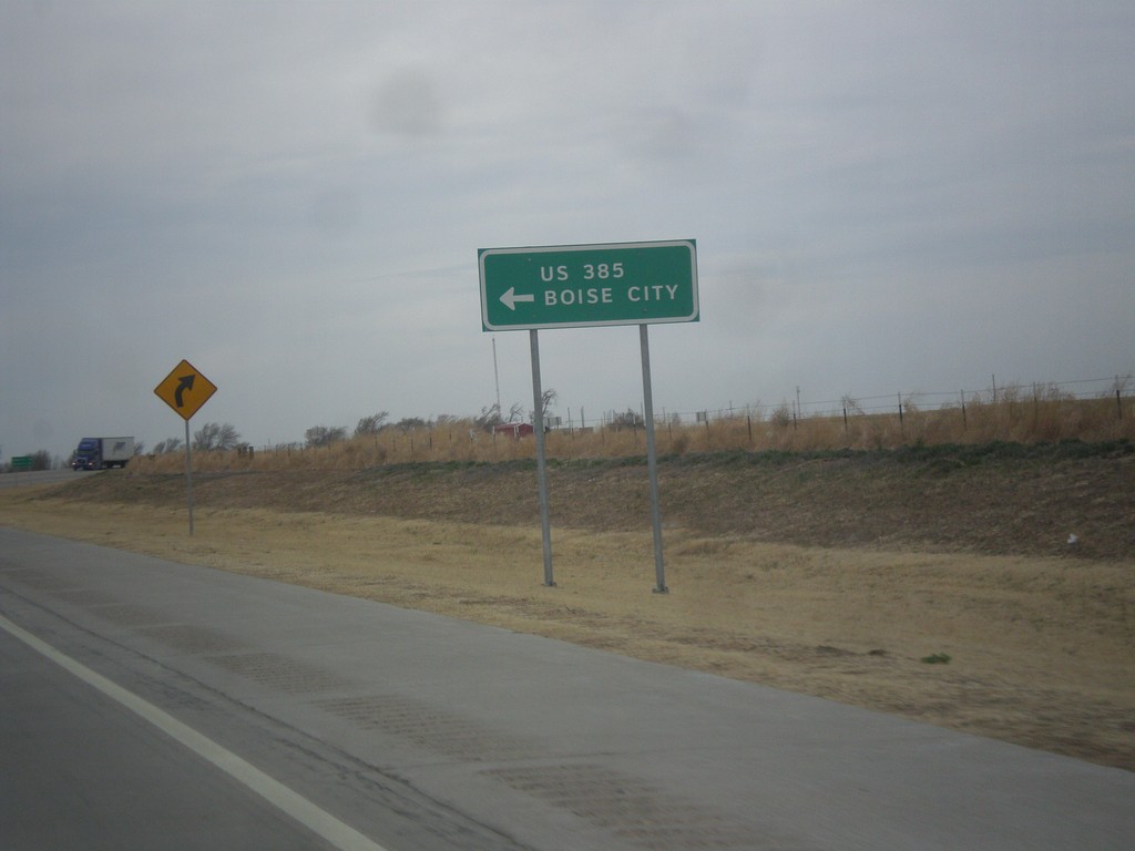 US-287 North at US-385/OK-3