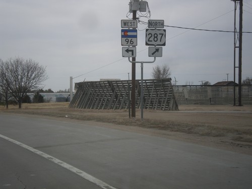 US-287 North/CO-96 West at US-287 North