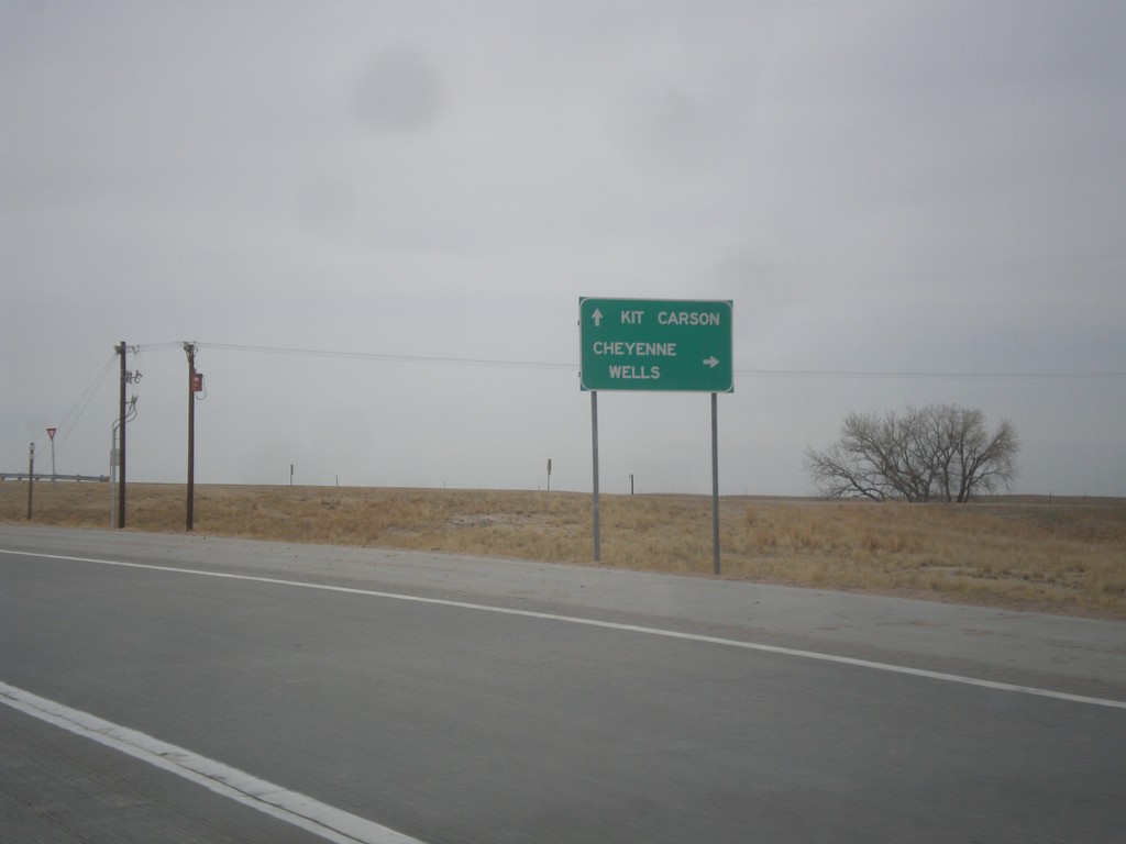 US-287 North Approaching US-40